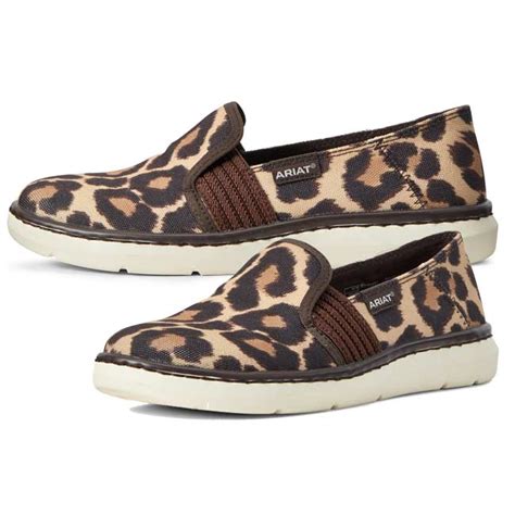 ariat leopard shoes|ariat non slip shoes.